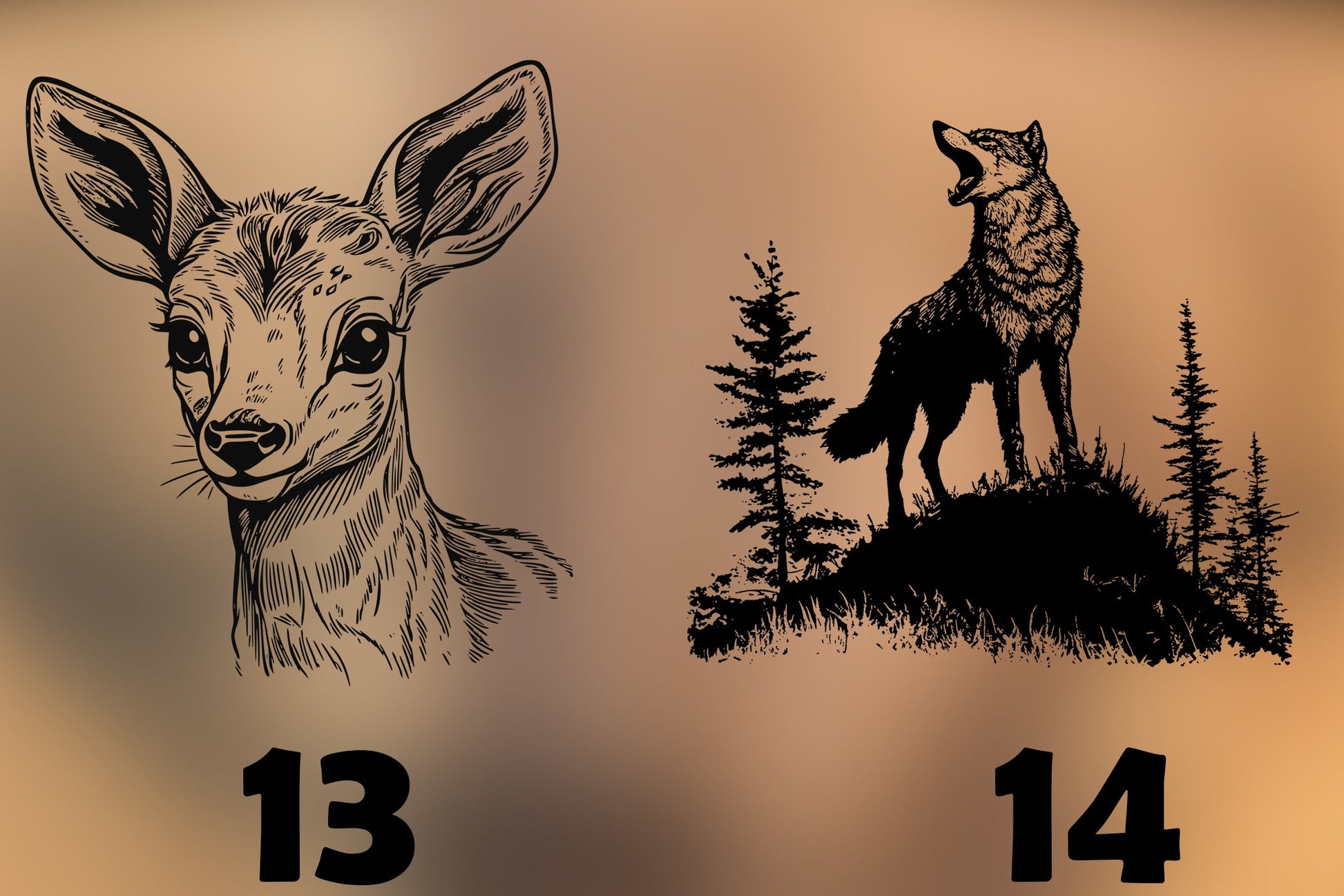 Decoratieplank Wildlife Collectie