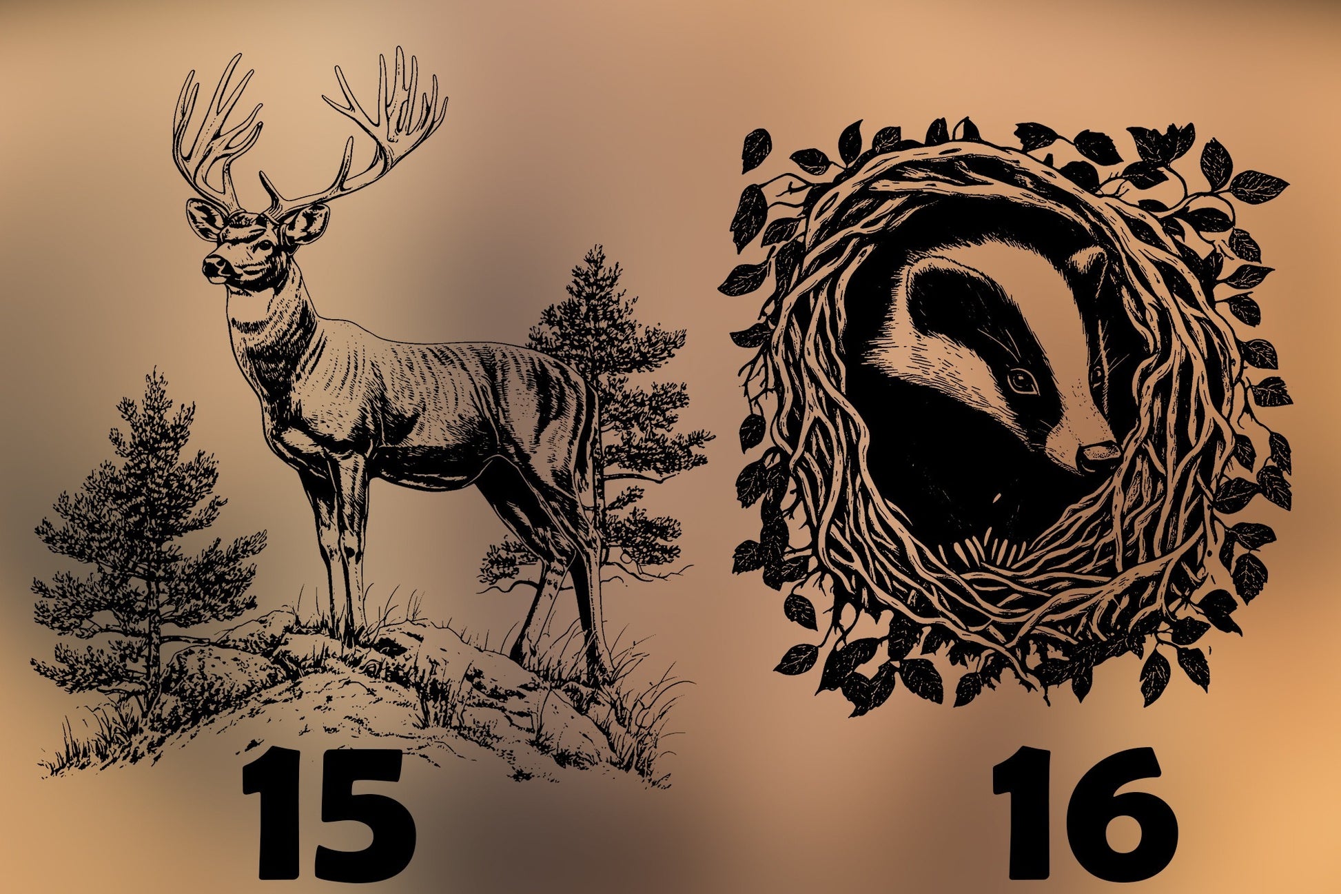 Decoratieplank Wildlife Collectie