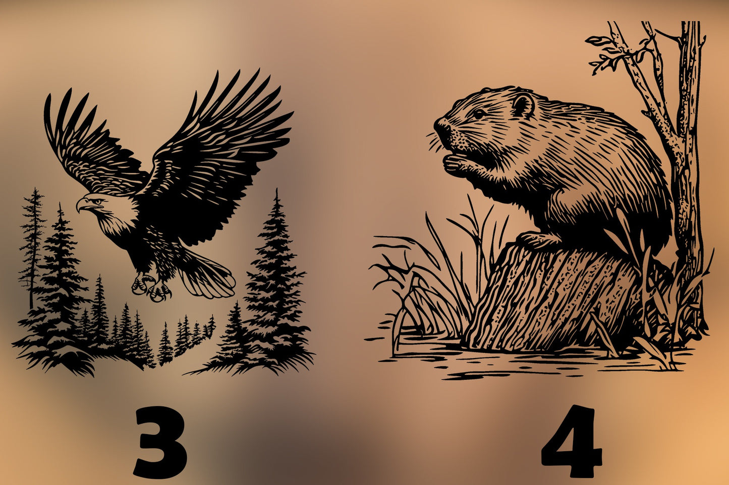 Decoratieplank Wildlife Collectie
