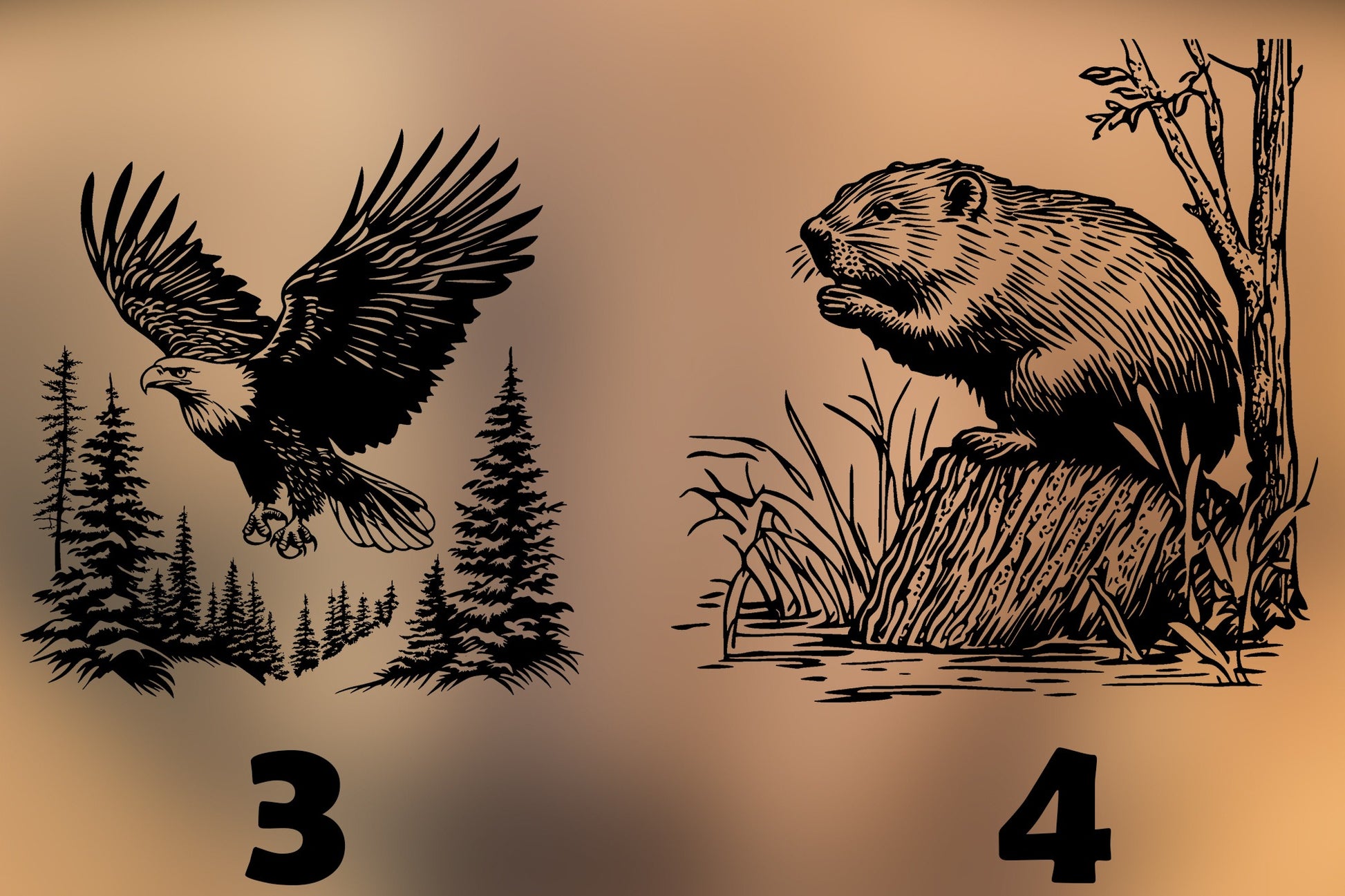 Decoratieplank Wildlife Collectie