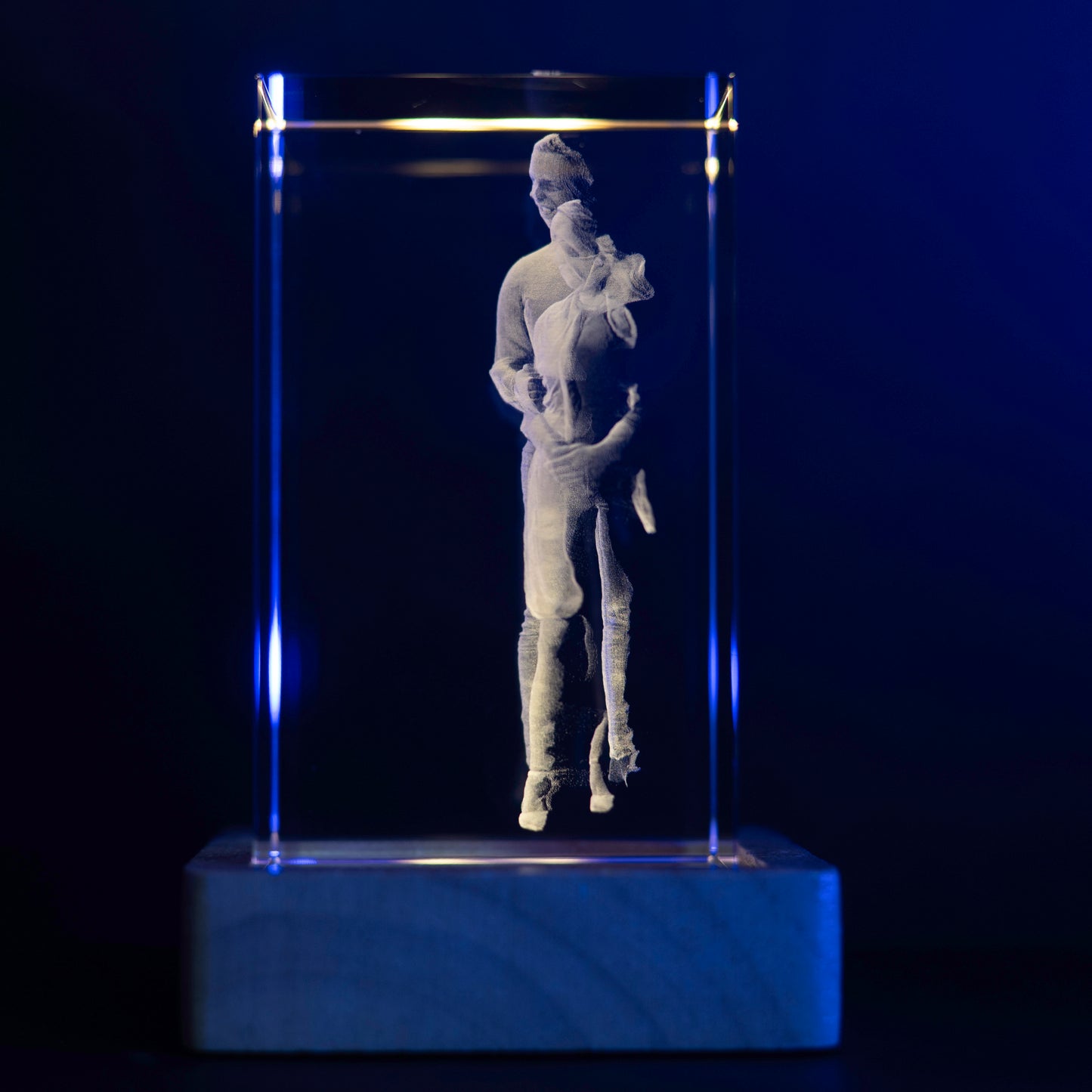 3D Kristal met Eigen Foto – Persoonlijk Portret met LED