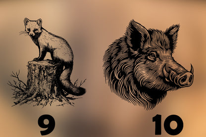 Decoratieplank Wildlife Collectie