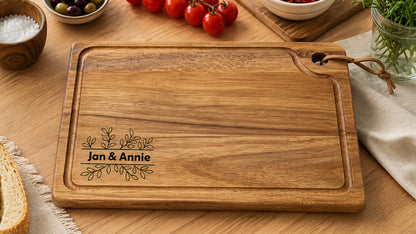 Houten Snijplank met Groef