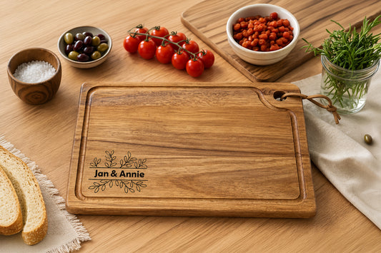 Houten Snijplank met Groef