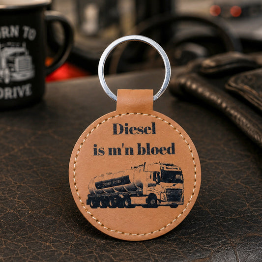 Truck sleutelhanger met eigen foto