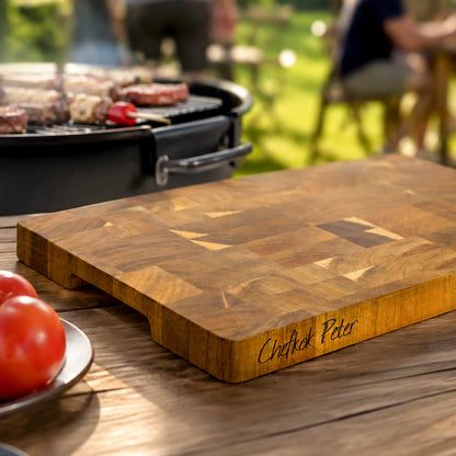 Luxe End Grain Snijplank van Massief Acaciahout