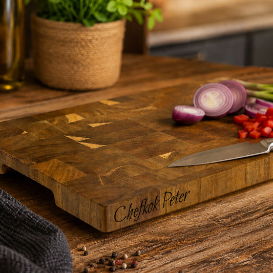 luxe end-grain snijplank