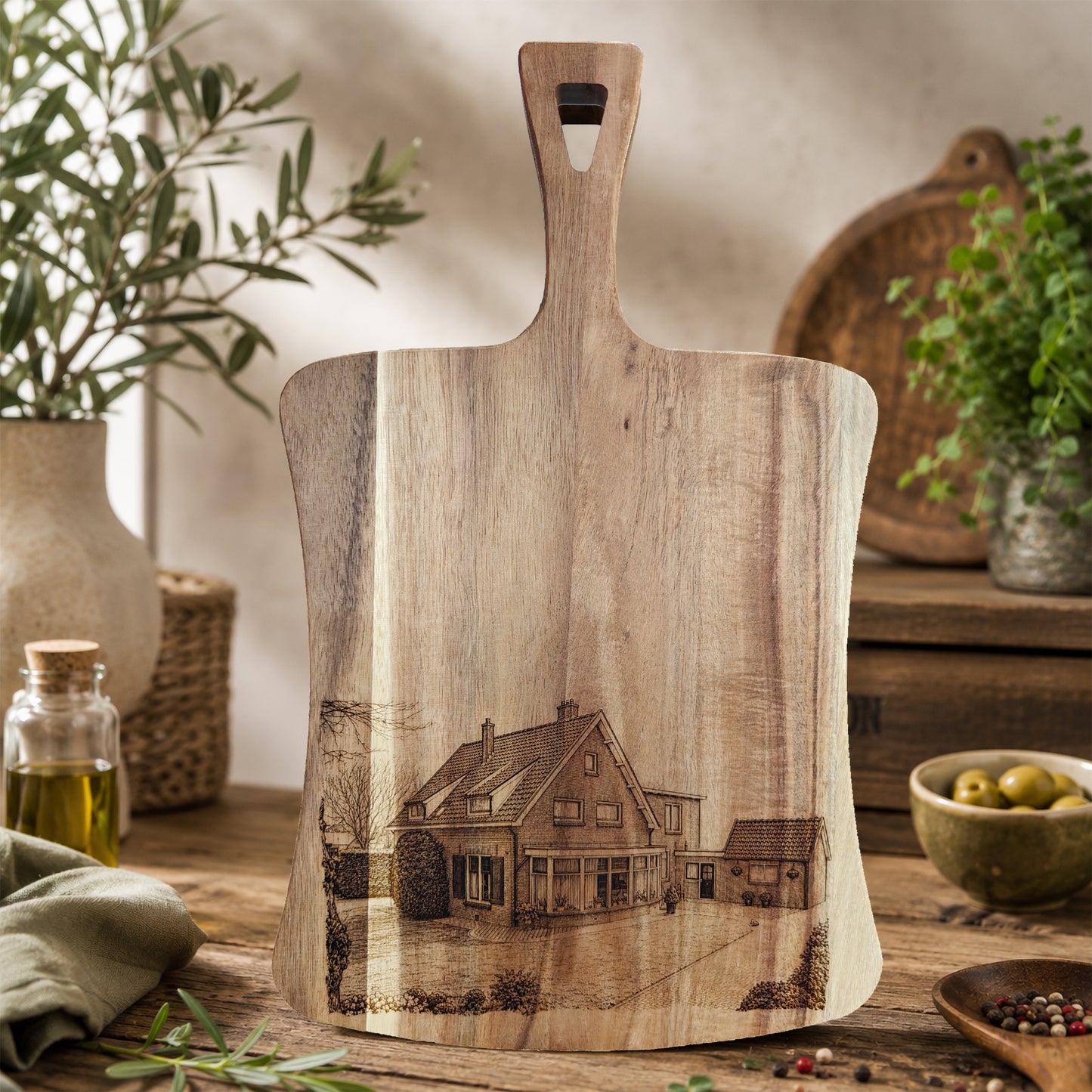 Houten Decoratieplank met Eigen Foto | De Meesterbrander